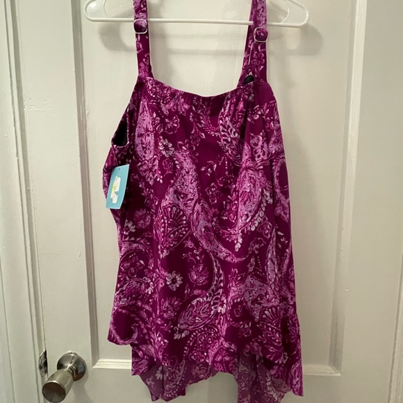Bal Harbour Swim Top Plus Size 24W-26W - Picture 1 of 12